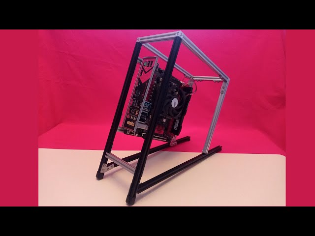 Custom computer frames using MakerBeam - part 2