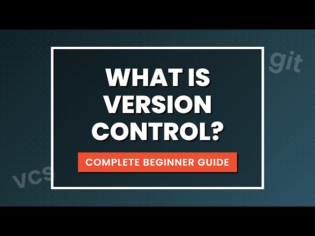 What is Version Control? Git & GitHub Basics for Beginners