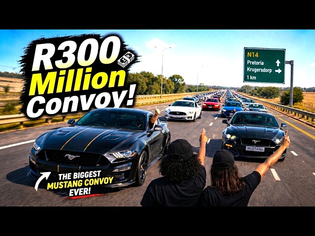 What Does a R300 Million Mustang Convoy Look Like? | The Ultimate Charity Run| Invading The N14.