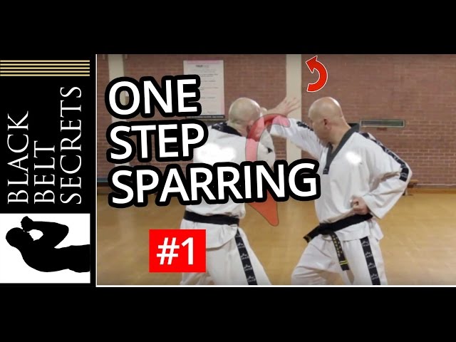 Taekwondo Sparring One Step: Example 1