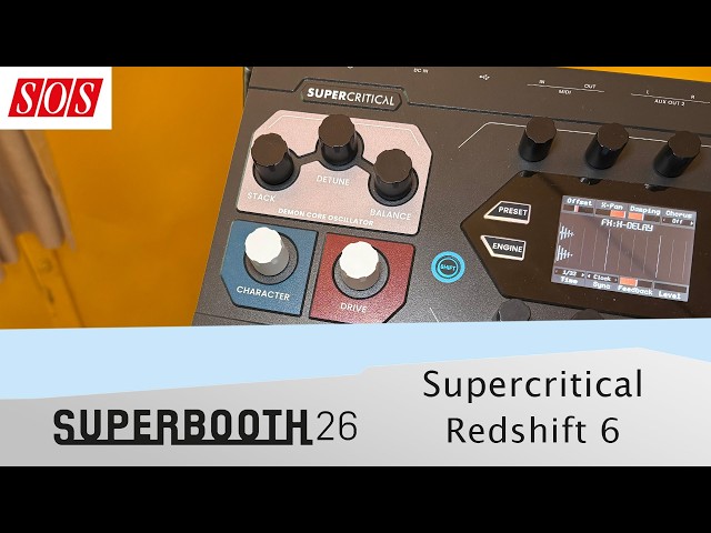 SUPERBOOTH 2026: Supercritical Synthesizers Redshift 6
