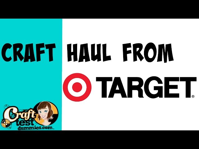 Target Craft Haul Feb 2016