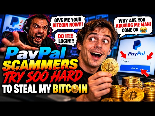 These Fake PayPal Scammers Tried Soo Hard To Steal My Bitcoin But Failed Miserably 😂 PT2