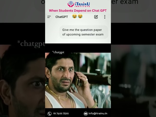 Students think that Chat GPT knows everything.