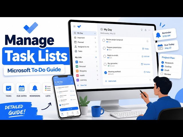 How to manage your task lists with Microsoft To Do - Detailed Guide