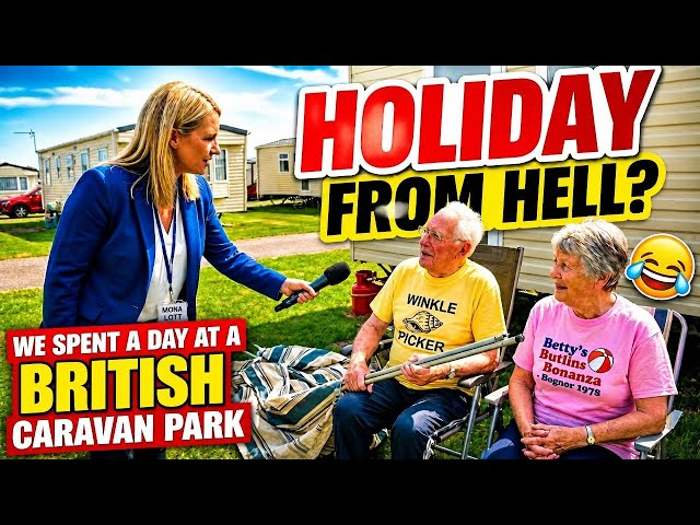 We Spent a Day at a British Caravan Park 🤣 (Parody)