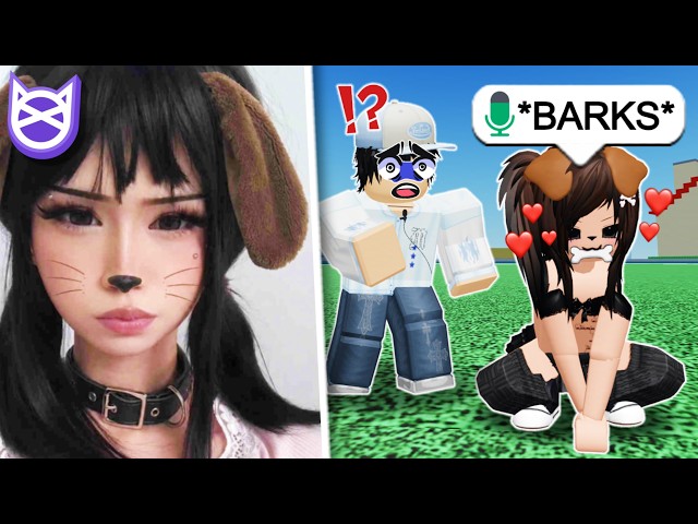 i hired a PUPPY GIRL to play roblox with me...
