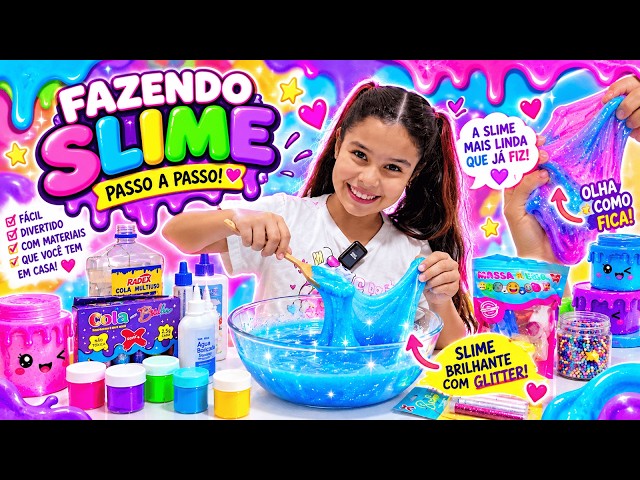 😍 O SLIME MAIS LINDO QUE EU JÁ FIZ!