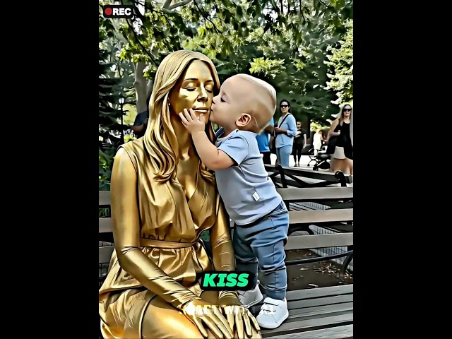This Little Boy Brings A Statue To Life 😳