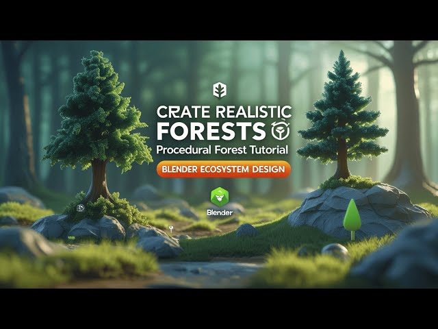 Blender Nature Studio : 🌲 Procedural 🌱 Forest Generation Made Easy 🌴
