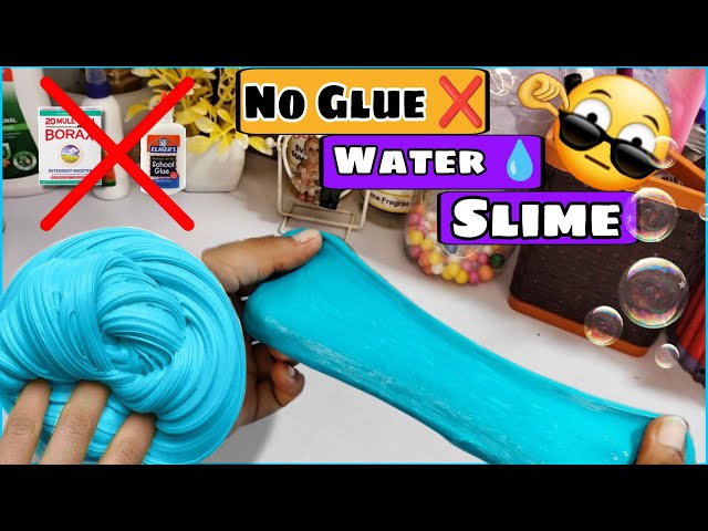 How to make no glue Water Slime !!!100% working//No Borax No Activator Slime 🤯😱#slime@Alice Slime