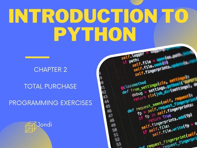 Python Programming Exercises: Total Purchase