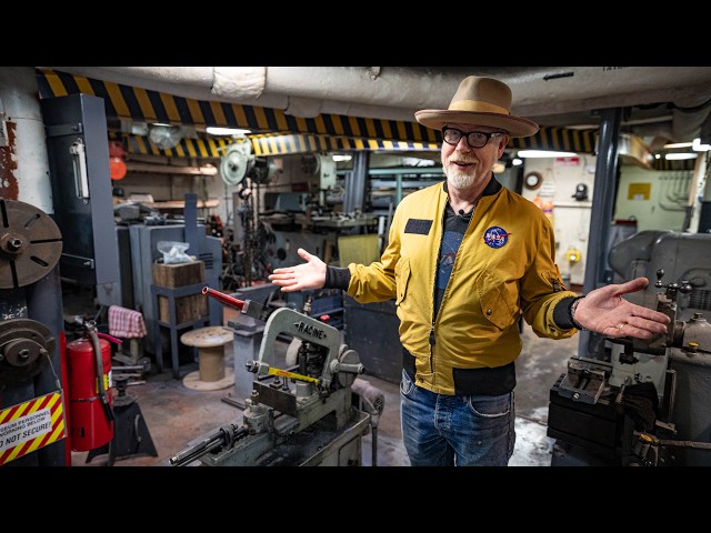 Adam Savage Explores an Aircraft Carrier's Machine Shop!