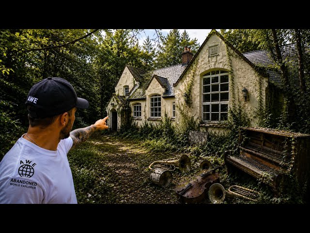 We Found This Creepy ABANDONED House Hidden in the Woods… Everything Was Still Inside 