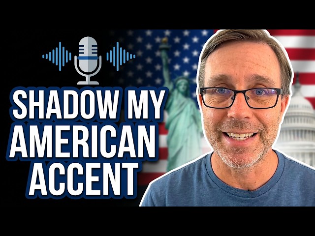 Speak with an American Accent 🇺🇸 Shadow This Dialogue Right Now