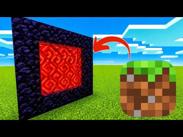 How To Make A Portal To Minecraft in Minecraft!😱
