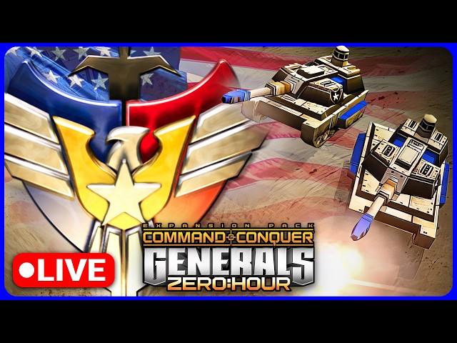 The USA War Machine Going Full Tilt in Online Multiplayer FFA Matches | C&C Generals Zero Hour