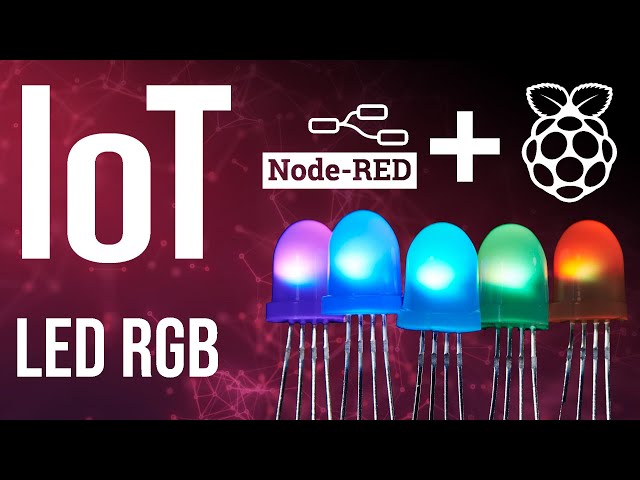 No-code RGB LED - Node-RED and Raspberry Pi