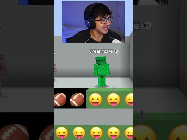 WORLD RECORD LONGEST EMOJI MATCH😳Minecraft wordle CHEAP VS GF #minecraft #shorts #minecraftshorts