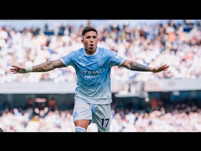 #enzo #enzofernandez #freekick #goal #against #sunderland #at #etihadstadium 