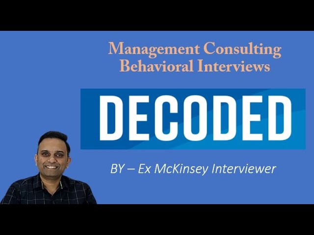Personal Experience Interviews | Management Consulting | #mckinsey #bcg #bain
