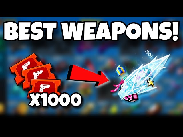 TOP 5 1000 COUPON GALLERY WEAPONS in Pixel Gun 3D… [Part 2]