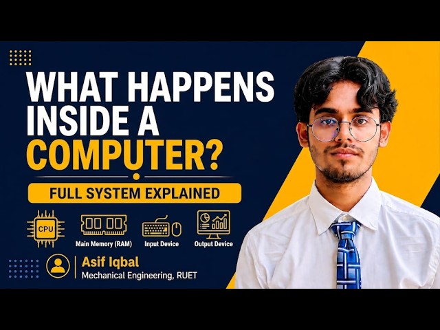 What Happens Inside a Computer? | CPU, Main Memory, Input & Output Devices Explained