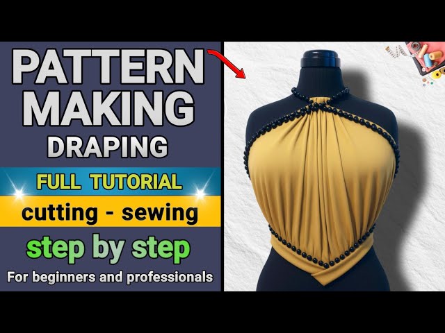 Professional Bodice and Collar Pattern Drafting: From Technical Lines to Perfect Fit