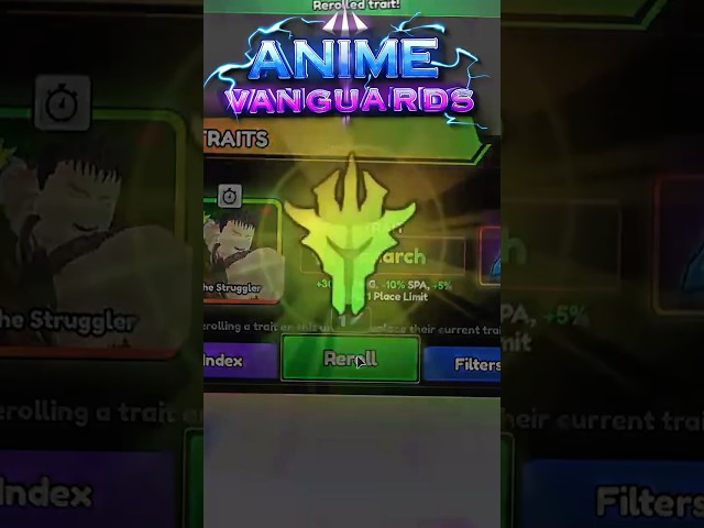 Getting The 0.1% MONARCH Guts In Anime Vanguards!