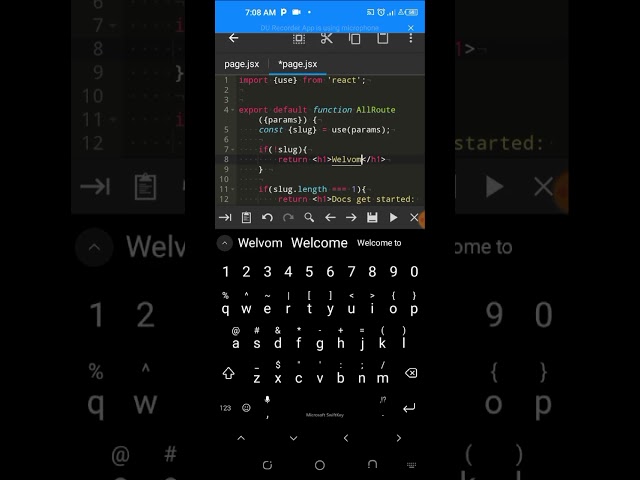 8. Next.js 15 tutorials for beginners with mobile phone(Optional Catch All Segment Cont'd) 