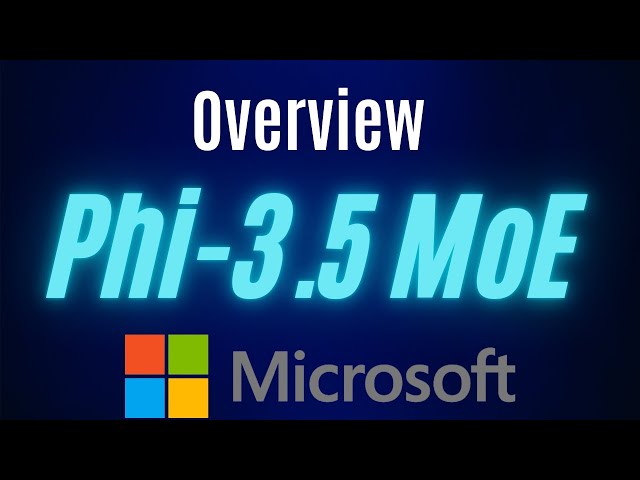 Phi-3.5 MoE Instruct Model Overview