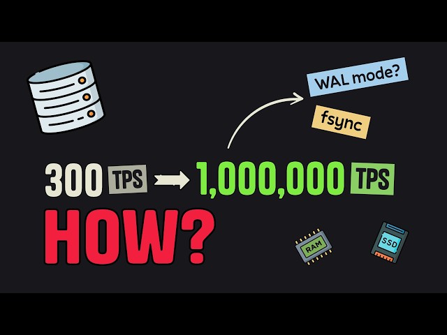 The Physics of Database Speed: from 300 to 1M transactions per second