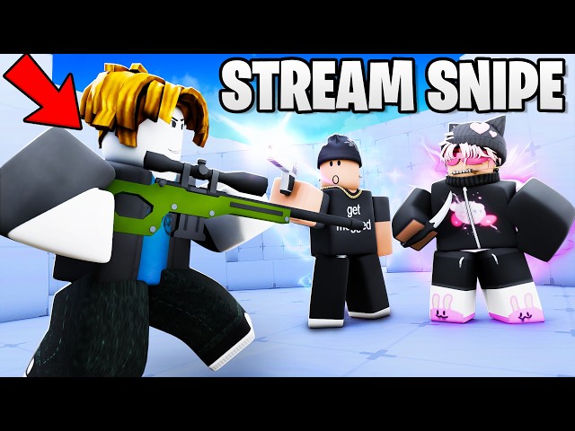 I Stream Sniped SLINGSHOTBWAI (Roblox Rivals)