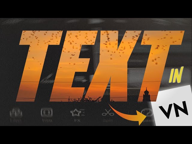 Video Behind Text In Vn Video Editor | Tutorials #vn