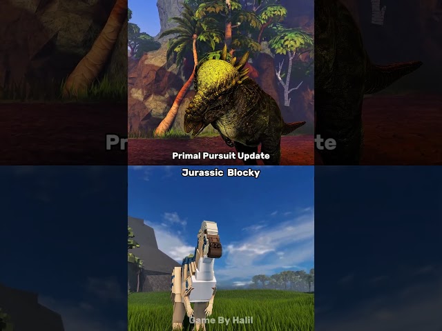 Jurassic Blocky VS Primal Pursuit NEW Pachycephalosaurus #shorts