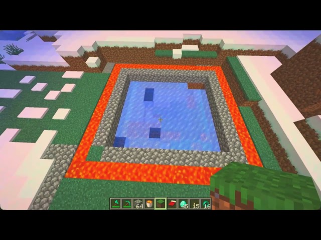 I Fixed My FROZEN Infinite Water Pool in Minecraft! 🧊🔥