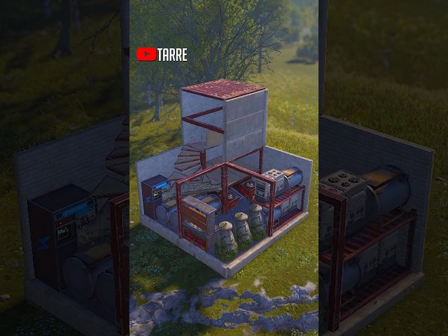 Add a Stair Bunker to you 2x2s in Rust #rust #rustshorts