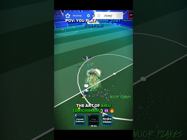 POV: The Art of Aiku Spamming in BLR 😈🔥 #bluelock #bluelockrivals #blr #robloxshorts