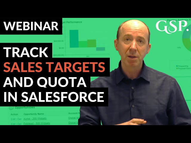 Webinar | Track Sales Targets And Quota In Salesforce