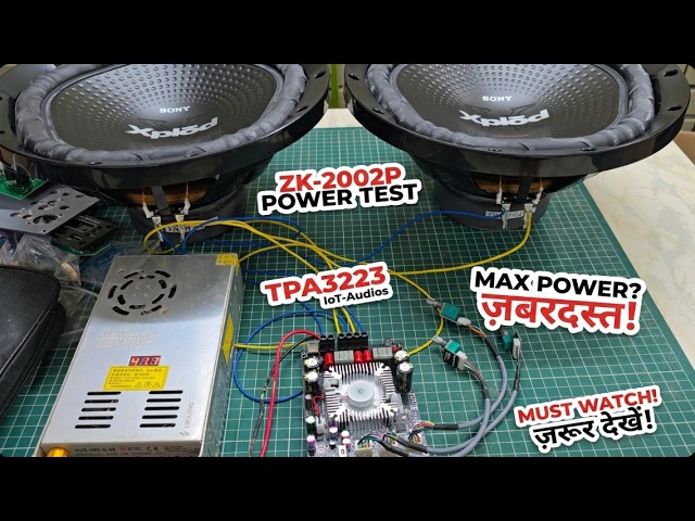 IOT-Audios XY-T2002P, Power Test, Speaker Phaad dega Bluetooth High Power 200W*2 Amplifier Module