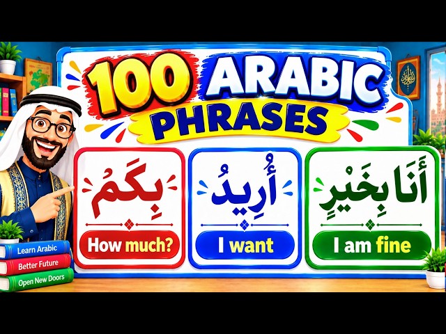 100 Arabic Phrases Beginners Need for Real Conversations