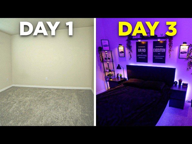 Transforming My EMPTY Room Into My Dream Bedroom!