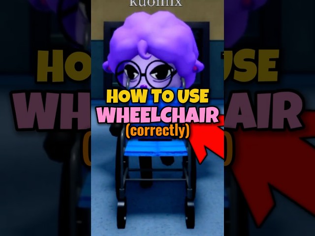 NEW WHEELCHAIR IS TOO OP! #roblox #animalhospital