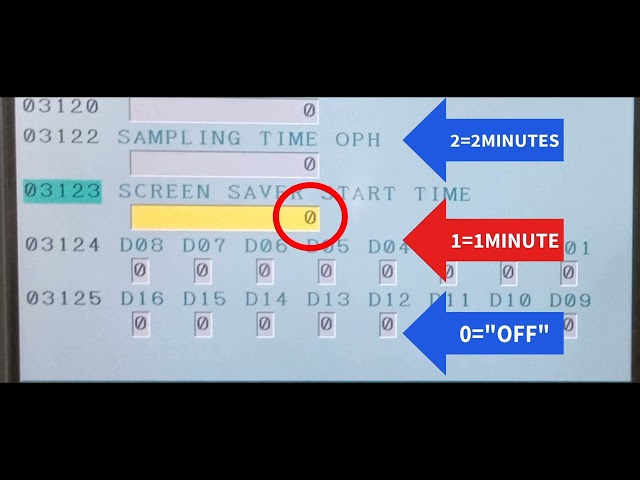 MACROMILL - Setting Screen Saver Timer (Fanuc)