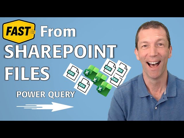 How to connect to an Excel or CSV File on SharePoint / OneDrive using Power Query
