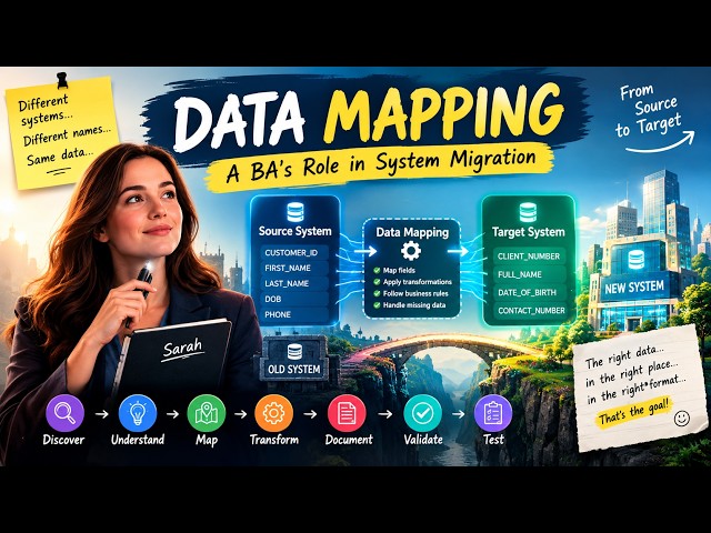 Data Mapping Explained for Business Analysts | Real-World Banking Example