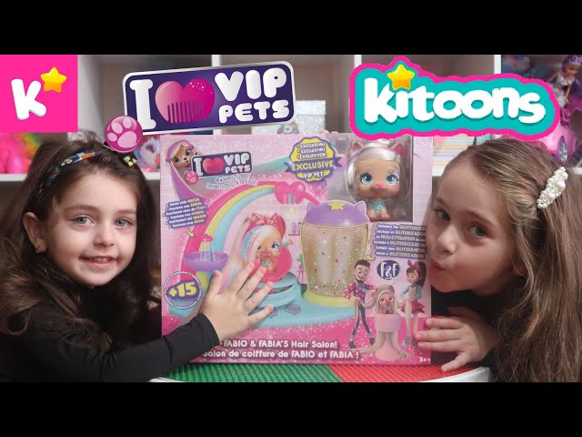 VIP PETS 🌈 Fabio & Fabia's Hair Salon 💇🏼 Videos for KIDS #AD