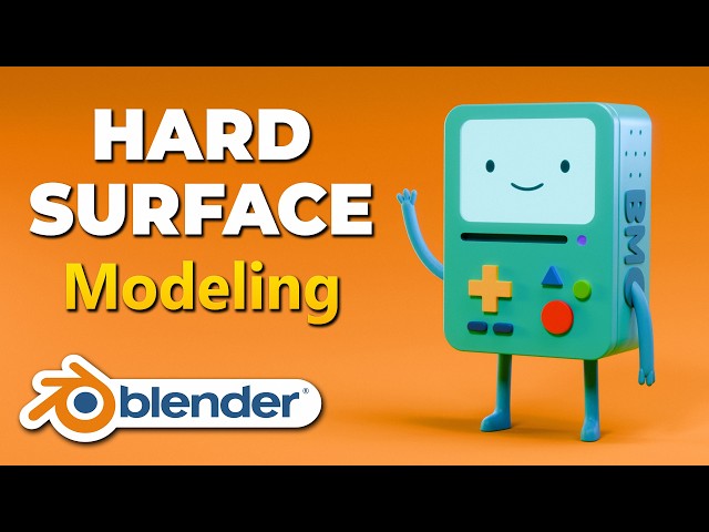 Learn Hard Surface Modeling in BLENDER (Beginner Tutorial)