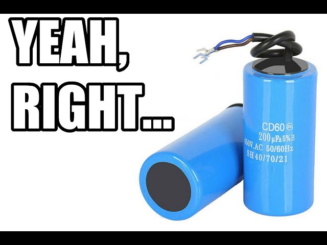 CD60 450VAC start run capacitor from China, surprise!