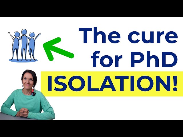 PhD Loneliness - Why doing your PhD alone makes everything harder